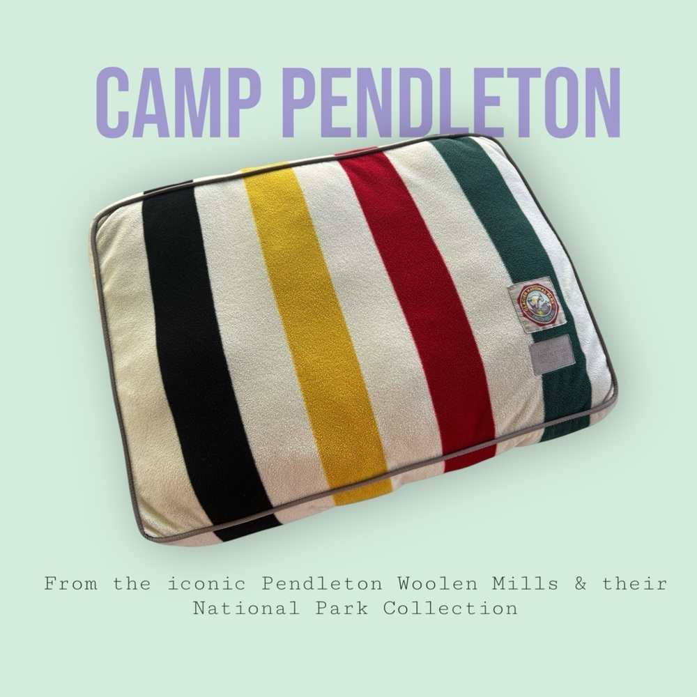 Camp Pendleton “Glacier” Medium pet bed.